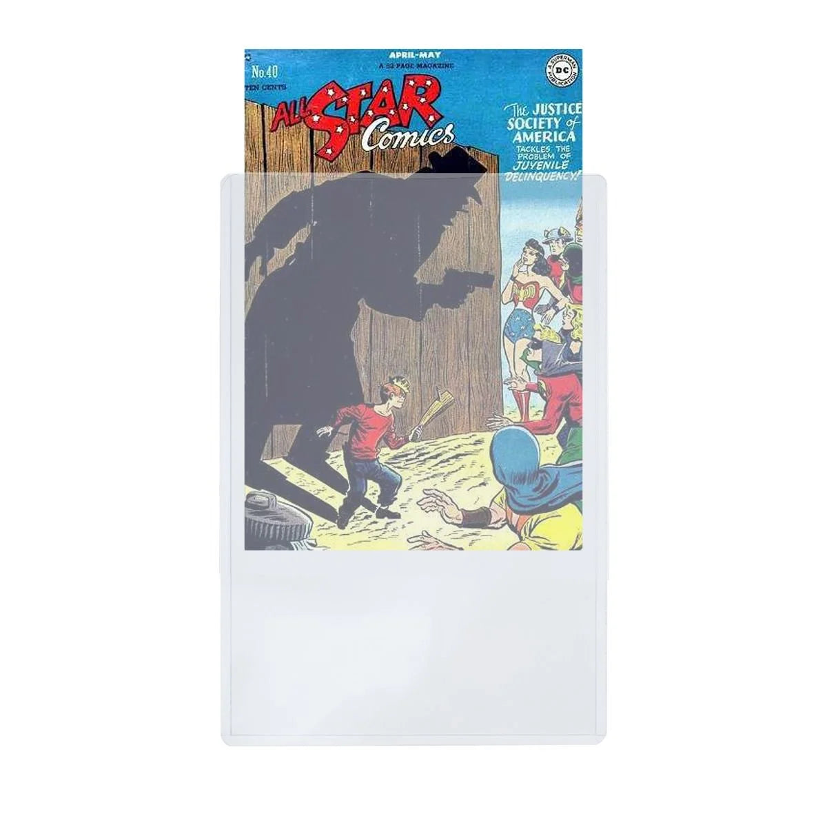 BCW Golden Age Comic Book Toploader Topload Holders Hard Plastic Rigid Protector Sleeve