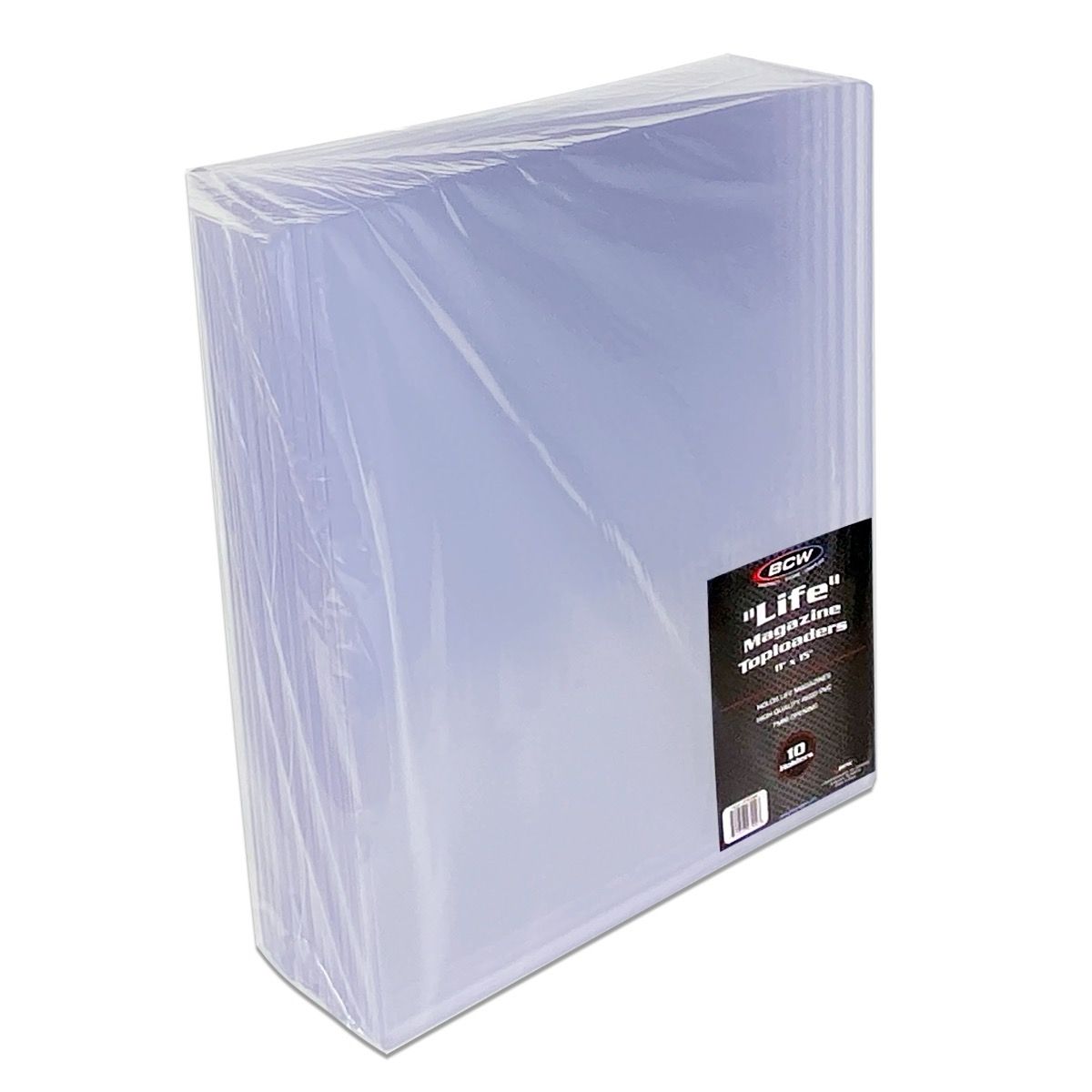 BCW Life Magazine Toploader 11 1/8 x 15 3/16 x 1/4 Topload Holders Hard Plastic Rigid Protector Sleeve (Copy) (Copy)